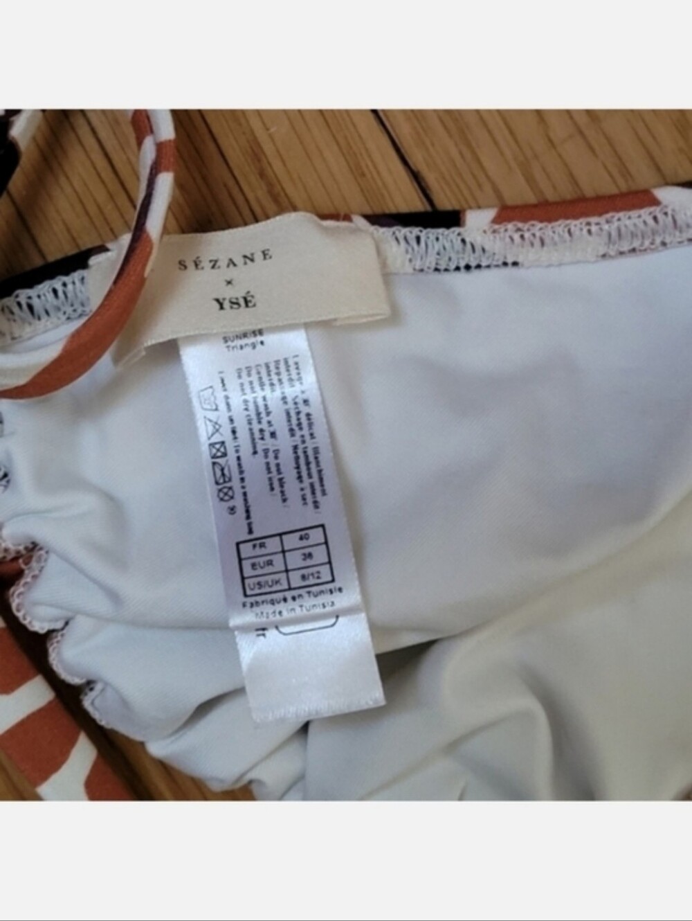 SEZANE YSE SUNRISE BIKINI TOP - Picture 7 of 7